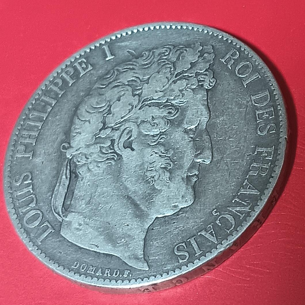 法兰西王国路易菲利普一世5法郎银币