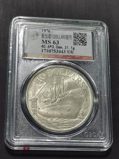 天下钱庄专场欢迎参拍 - 新加坡轮船银币