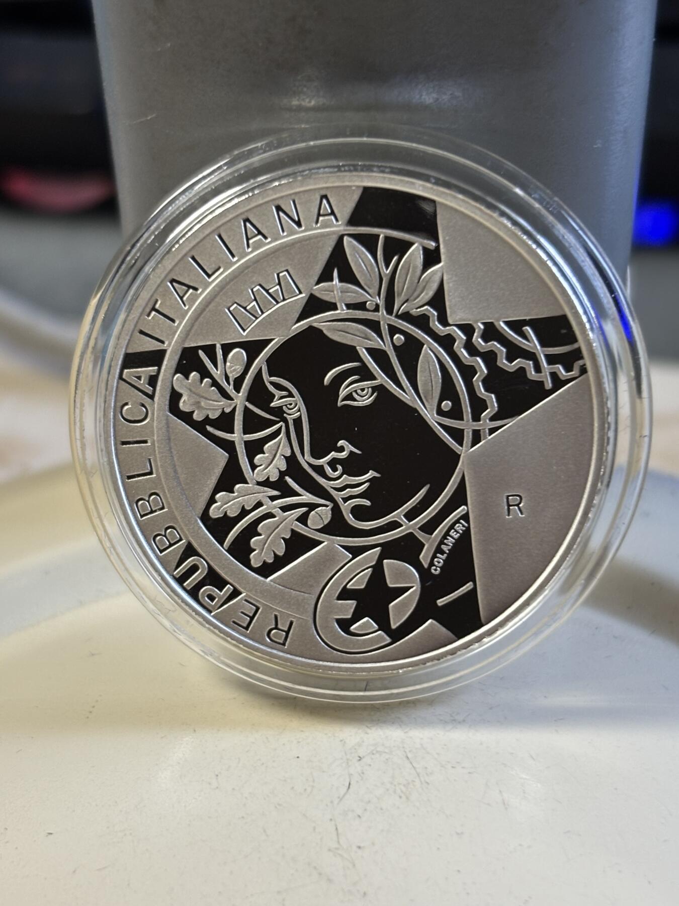 第197期拍卖 意大利2018年欧洲之星巴洛克和洛可可精制纪念银币,925银，22克，发行4500枚