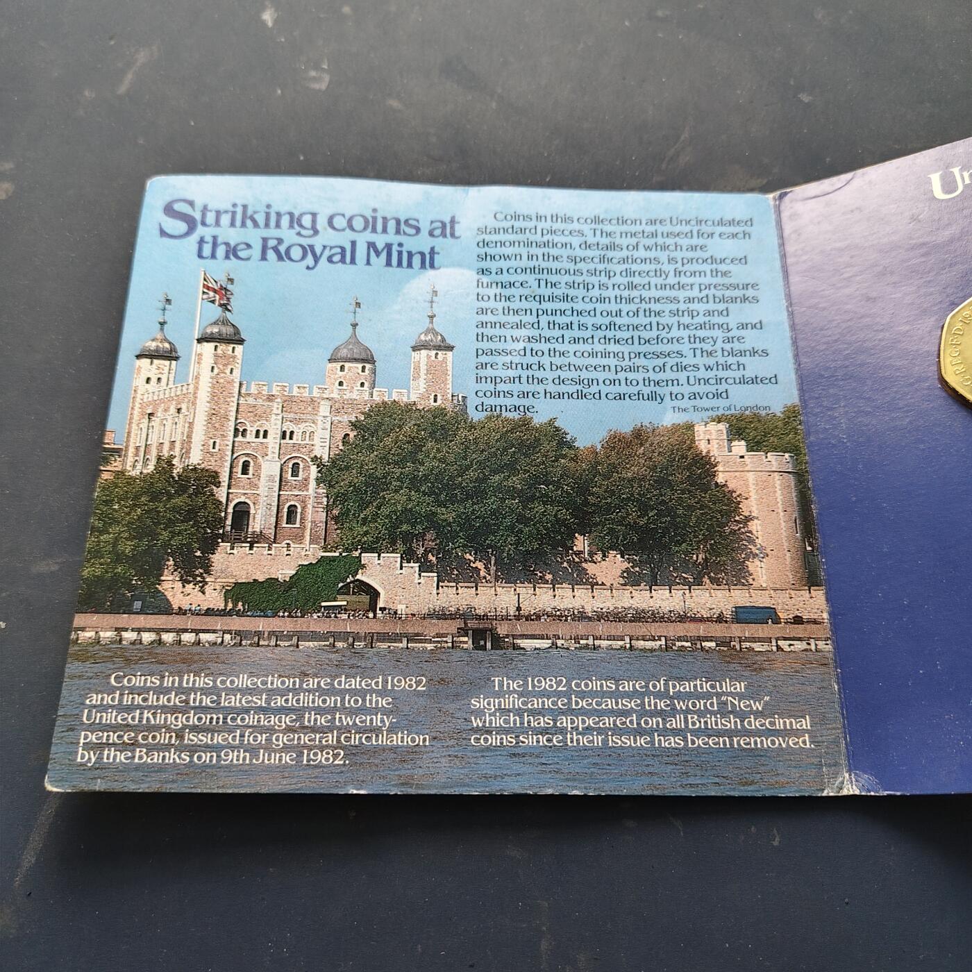 【全场包邮】纯粹捡漏拍521场 英国官方封装套币3套一组-1982年封装（无外壳）+1982年封装+1995年封装含联合国2镑