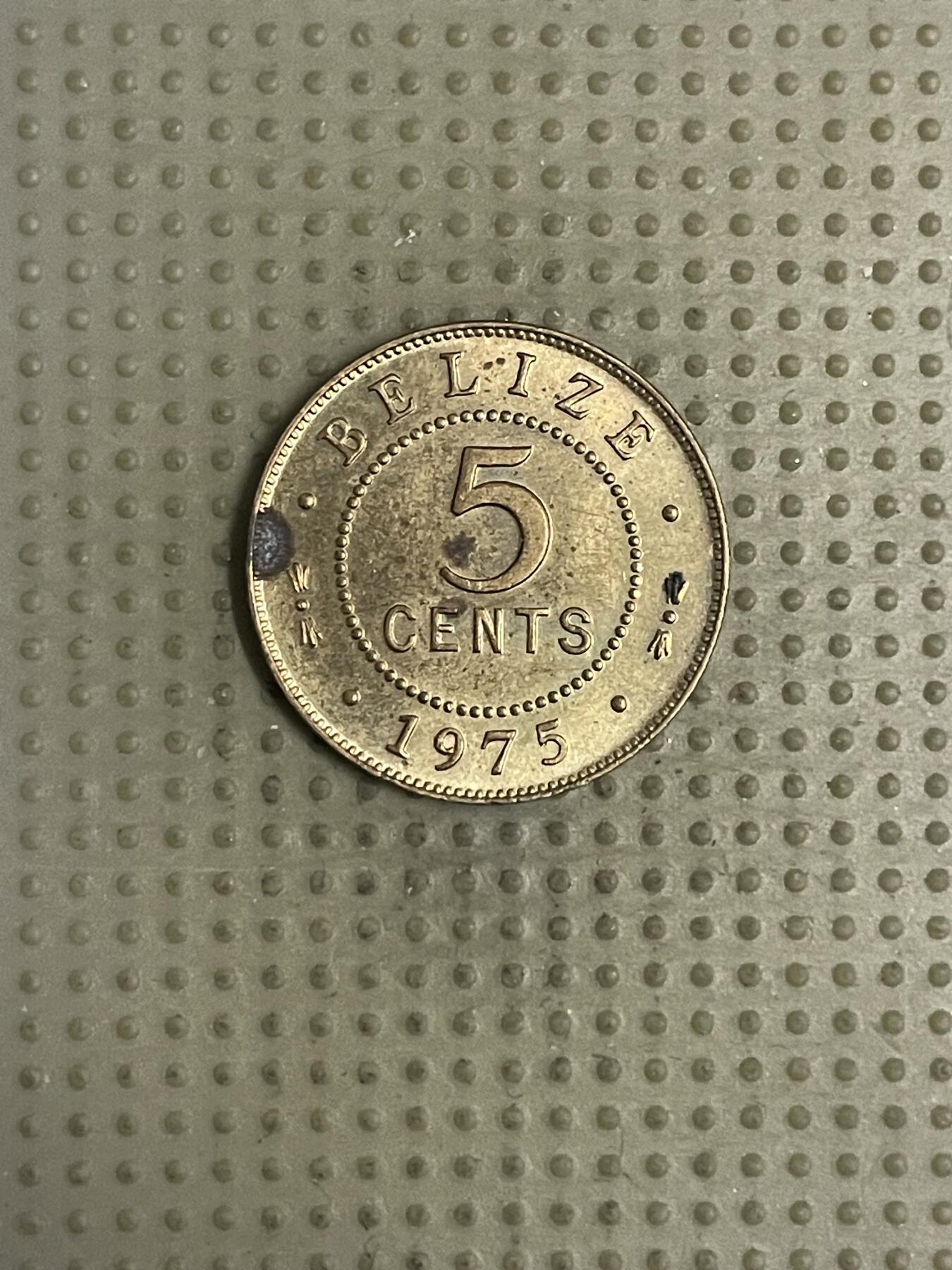 2026年第42场各国散币拍卖（总第192场） 伯利兹1975年5分