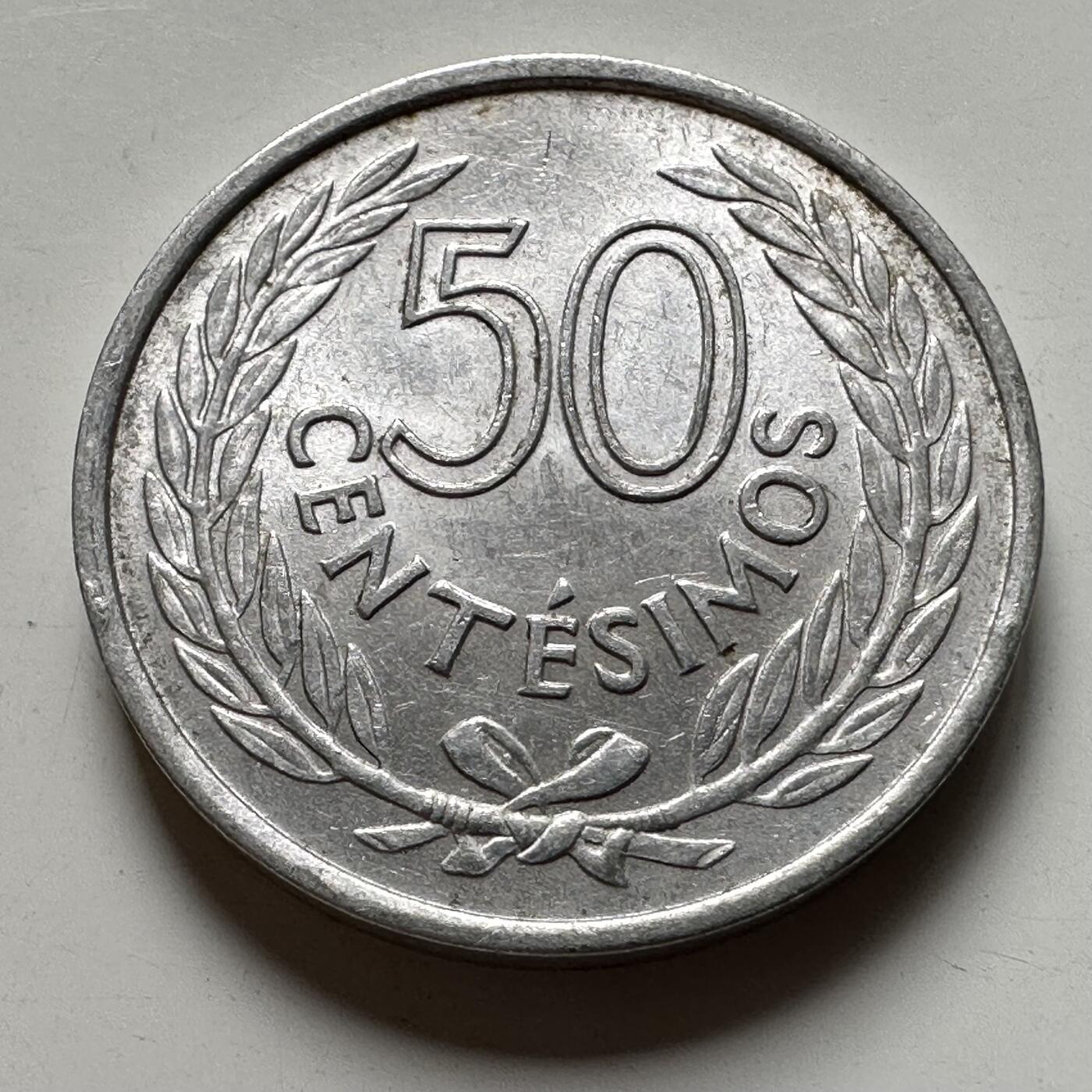 🌹外币初藏🌹🐯2026年第40场   每周二四六晚8️⃣点 世界钱币 乌拉圭1965年50分