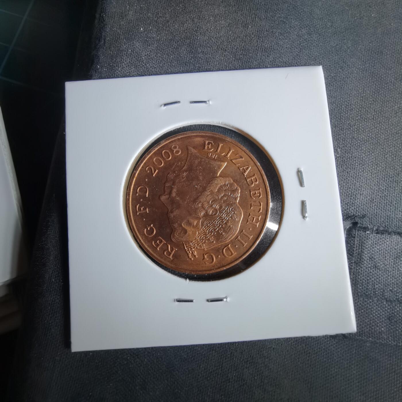 沼泽如烟--第1047场 英国2008年2便士