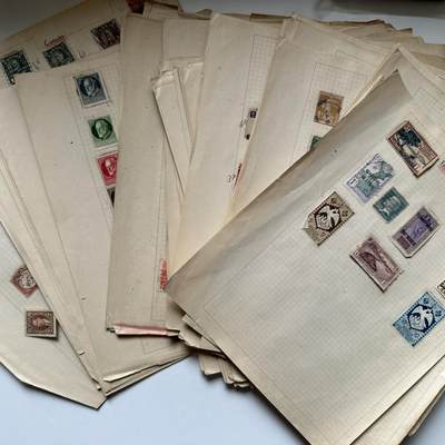 🌹外币初藏🌹🐯2026年第40场   每周二四六晚8️⃣点 世界钱币 - 世界各国二战前老邮票一组 大约上千张