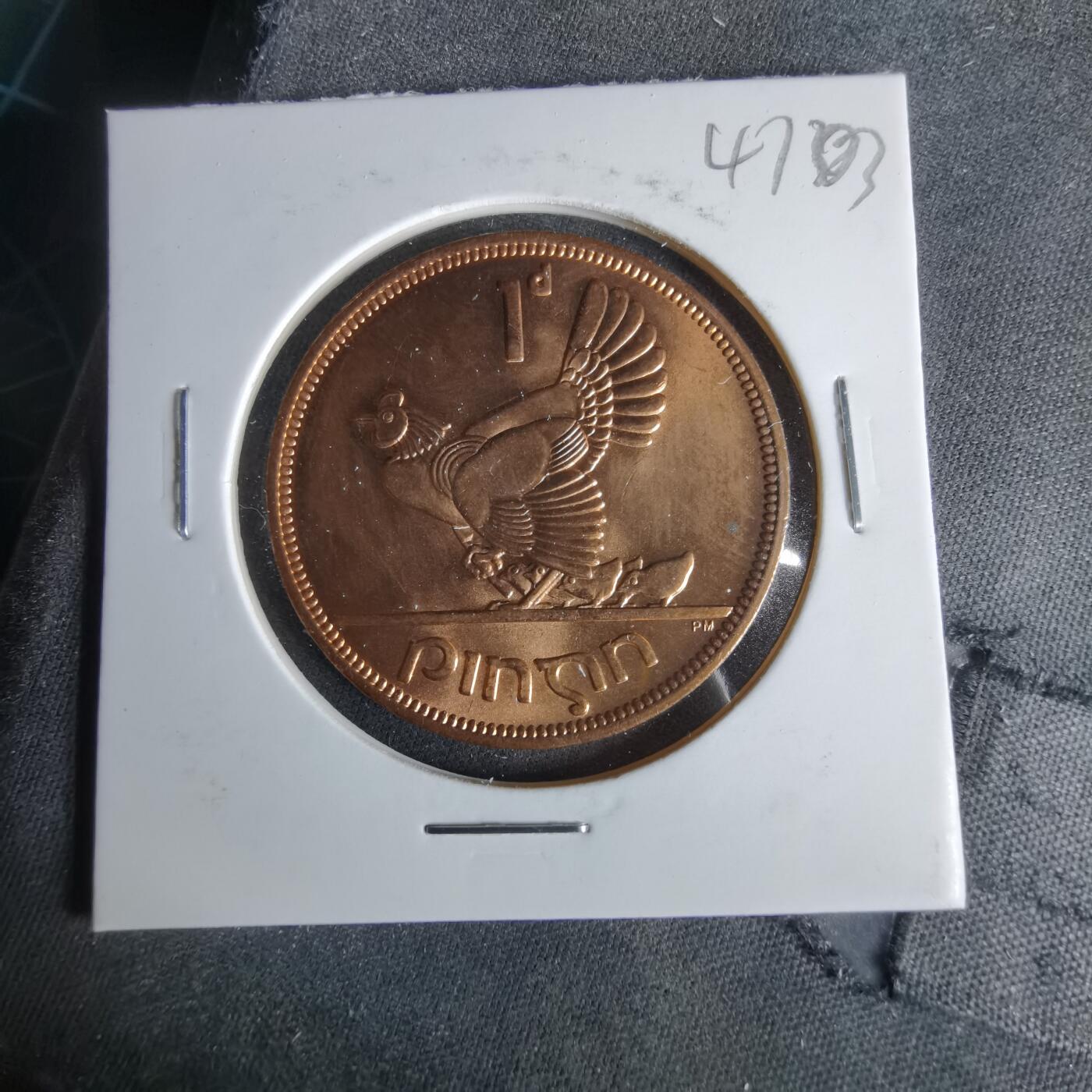 沼泽如烟--第1047场 爱尔兰1968年1便士