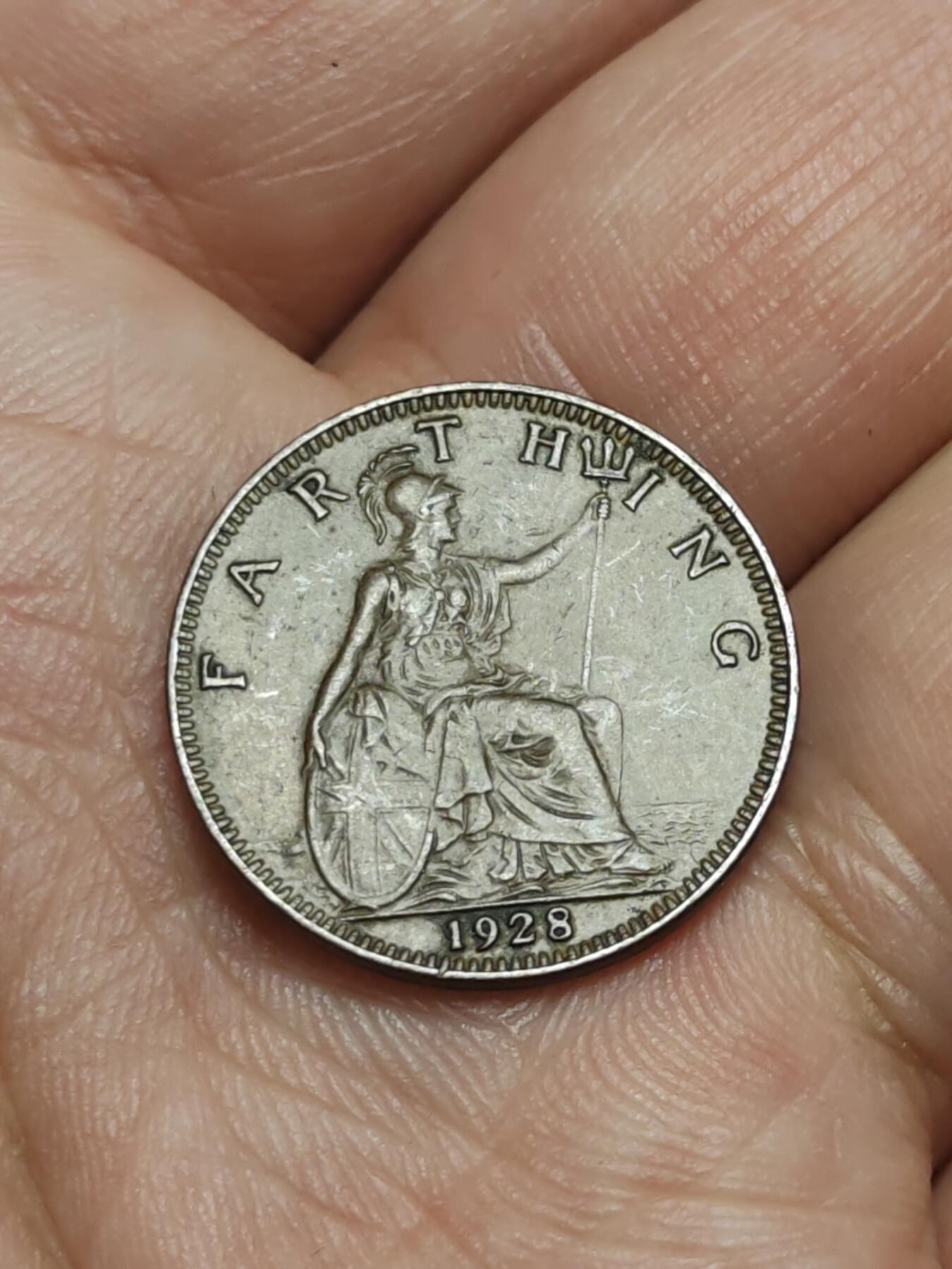 2026年第四十三场(总第二百一十二场）外国好品散币场(免佣金) 英国🇬🇧1928年1法新(乔治五世第三版)