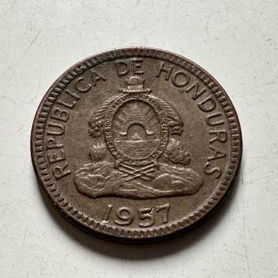 🌹外币初藏🌹🐯2026年第40场   每周二四六晚8️⃣点 世界钱币 - 洪都拉斯1957年一分