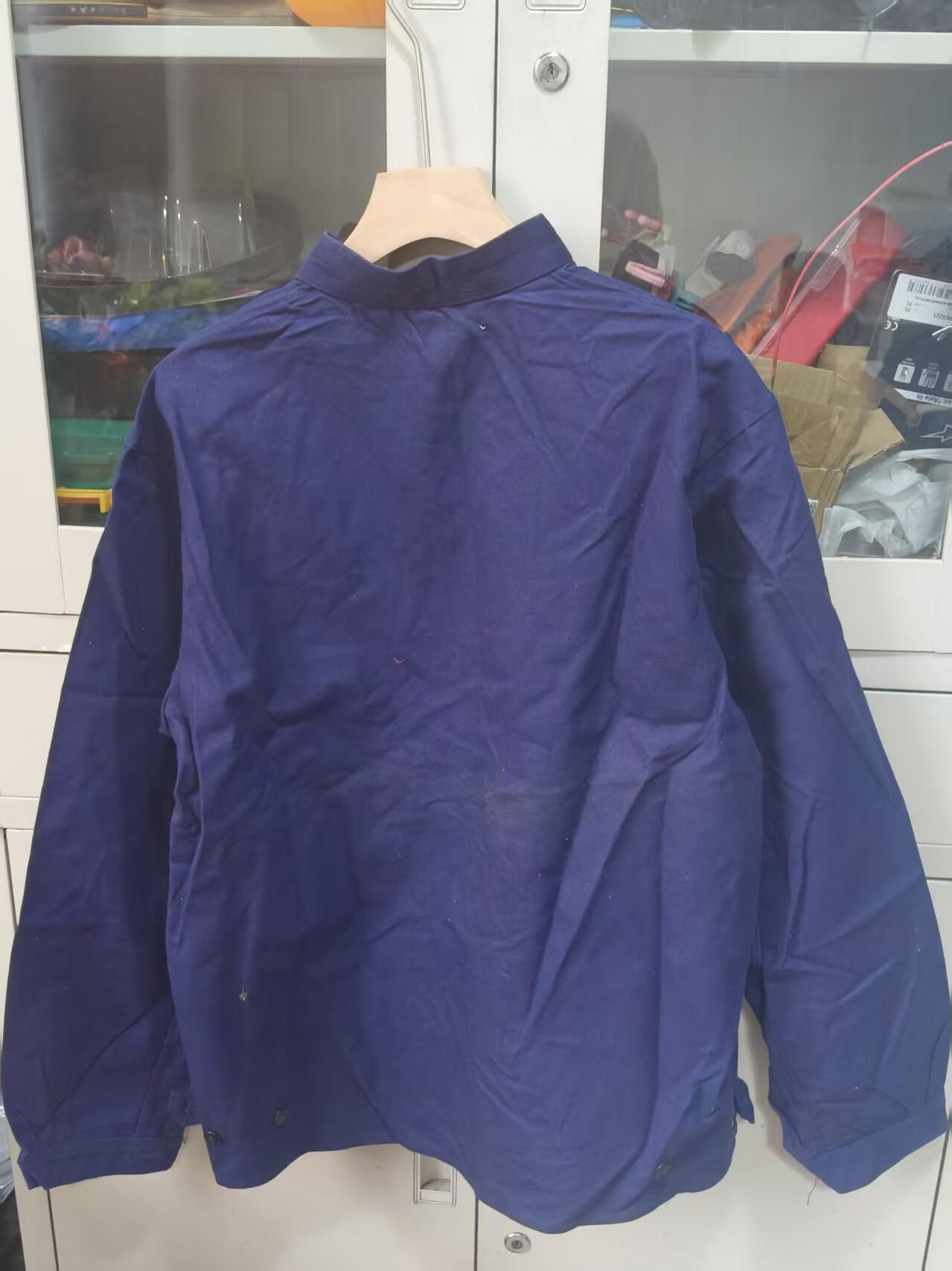 云宸嘉赏-勋臻佳藏四月精品甄选场次（低佣 一元一手） 十年时期 老式棉布兰色人民服 可做COS小王等名人款式 全新未穿未下水 约180-185体态适中可穿着