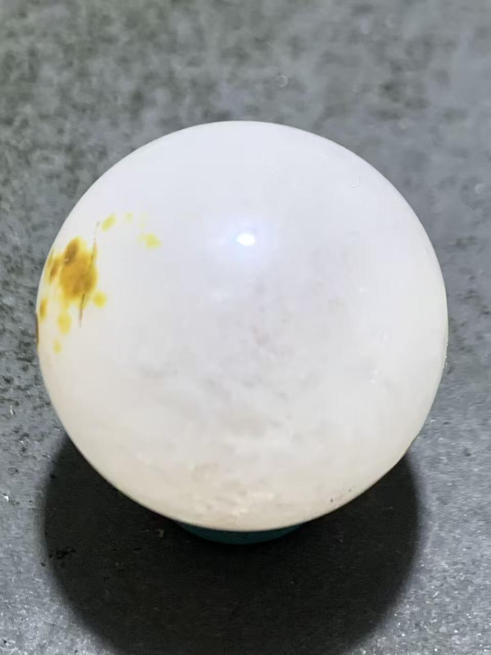 精美高玉化冰飘战国红玛瑙圆珠一颗！