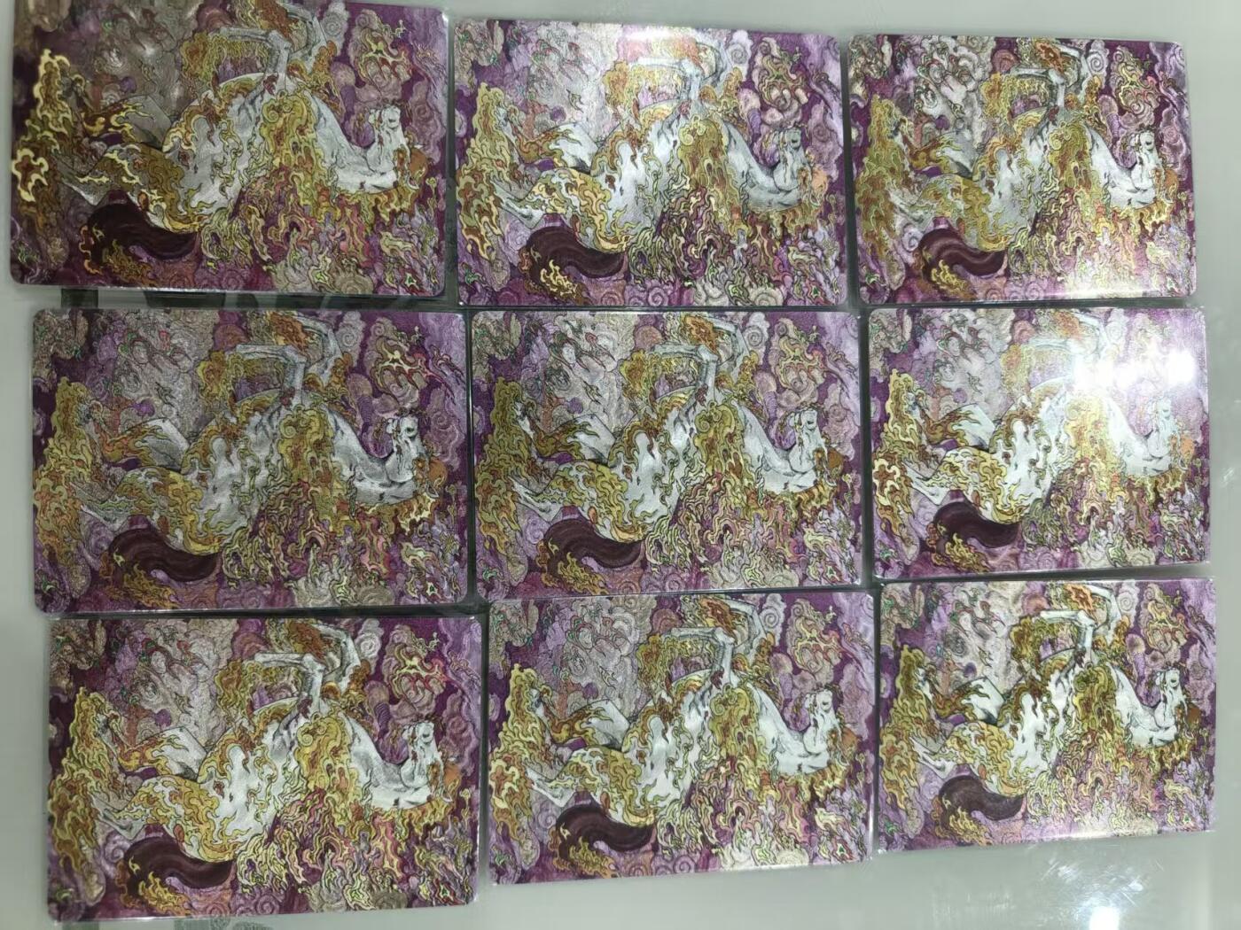 寸草不生 马年 第二期 同好会 周年纪念卡 粗闪9宫