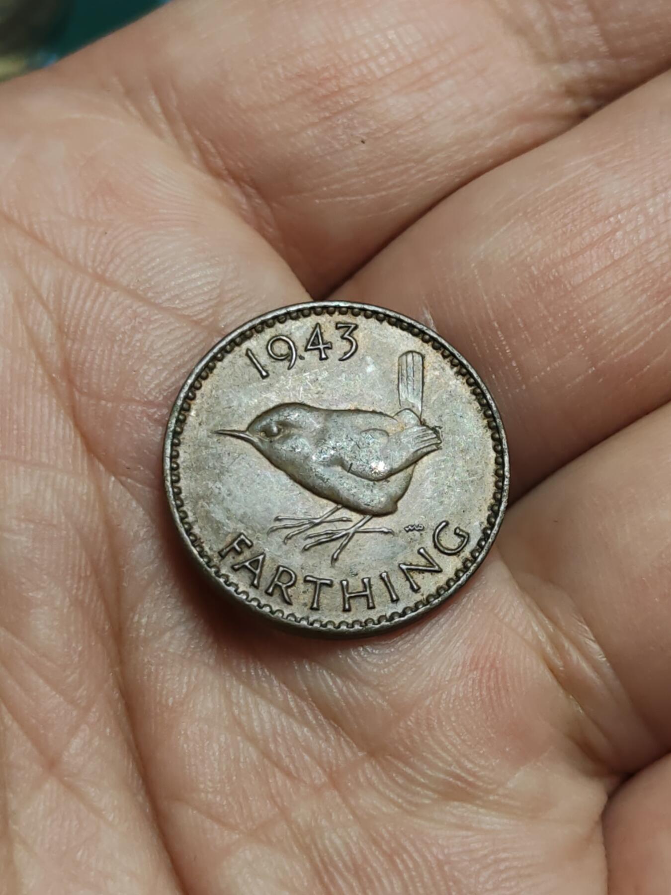 2026年第四十三场(总第二百一十二场）外国好品散币场(免佣金) 英国🇬🇧1943年1法新(乔治六世第一版)