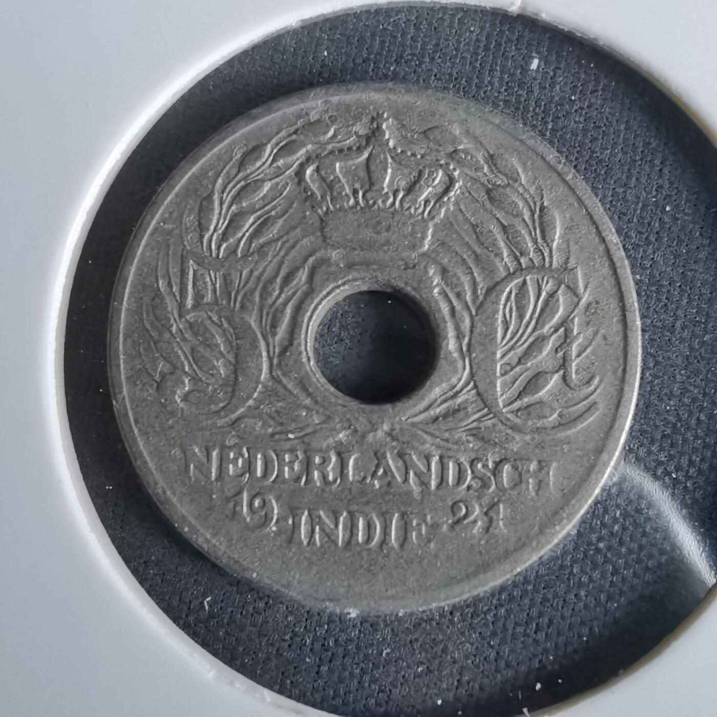 沼泽如烟--第1047场 荷属东印度1921年五分