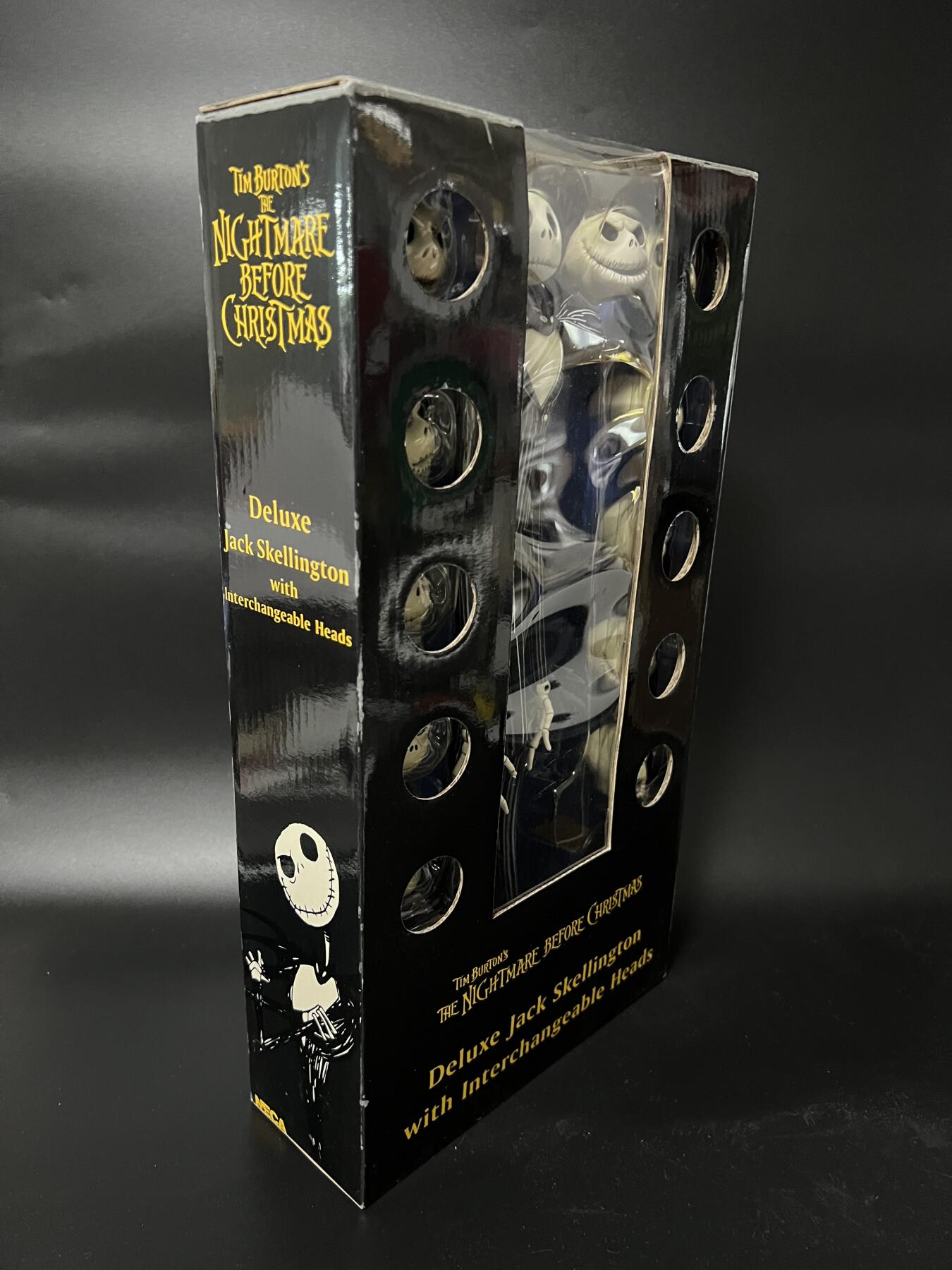 零元拍：正版NECA 12寸 圣诞夜惊魂 杰克 12个可换头雕。