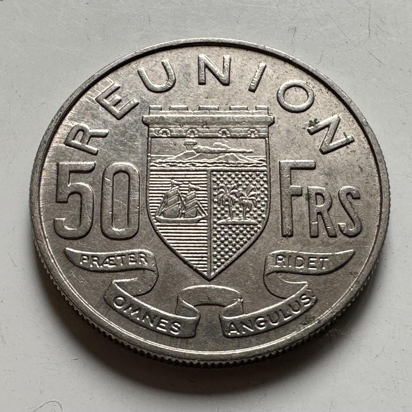 🌹外币初藏🌹🐯2026年第40场   每周二四六晚8️⃣点 世界钱币 法属留尼汪 1962年 50法郎 