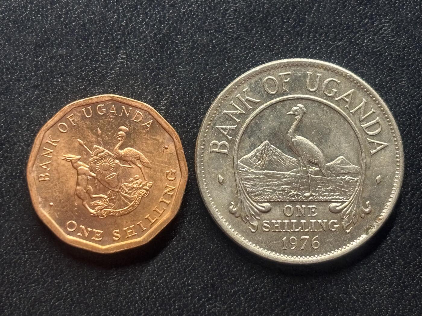 邮泉阁外国硬币限时拍卖第四十五场 （邮票在国外，请付邮费6元） 乌干达2枚