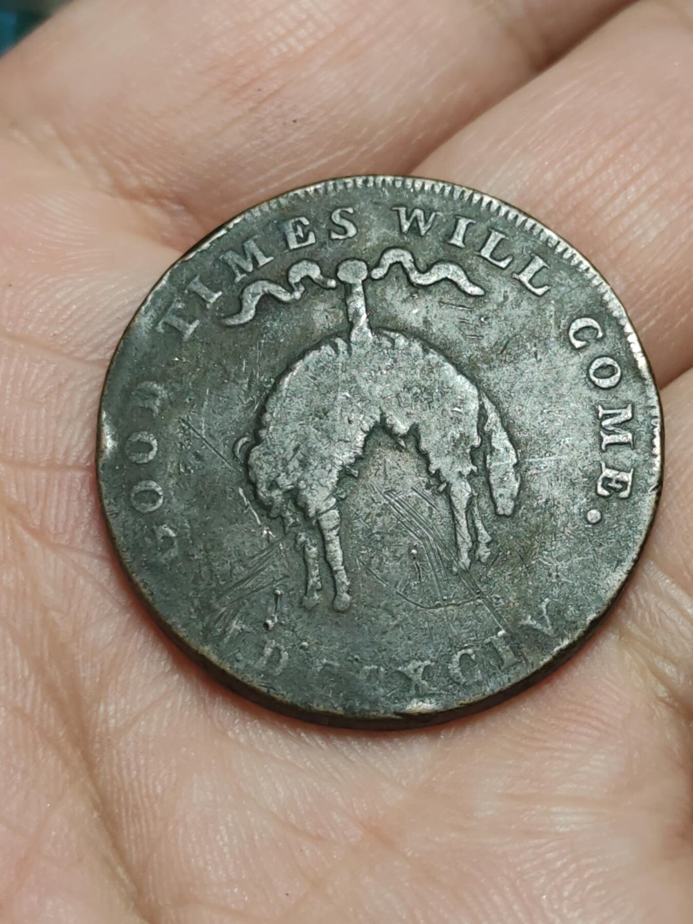 2026年第四十三场(总第二百一十二场）外国好品散币场(免佣金) 英国🇬🇧1794年1/2便士代币(诺福克郡-诺里奇市代币)