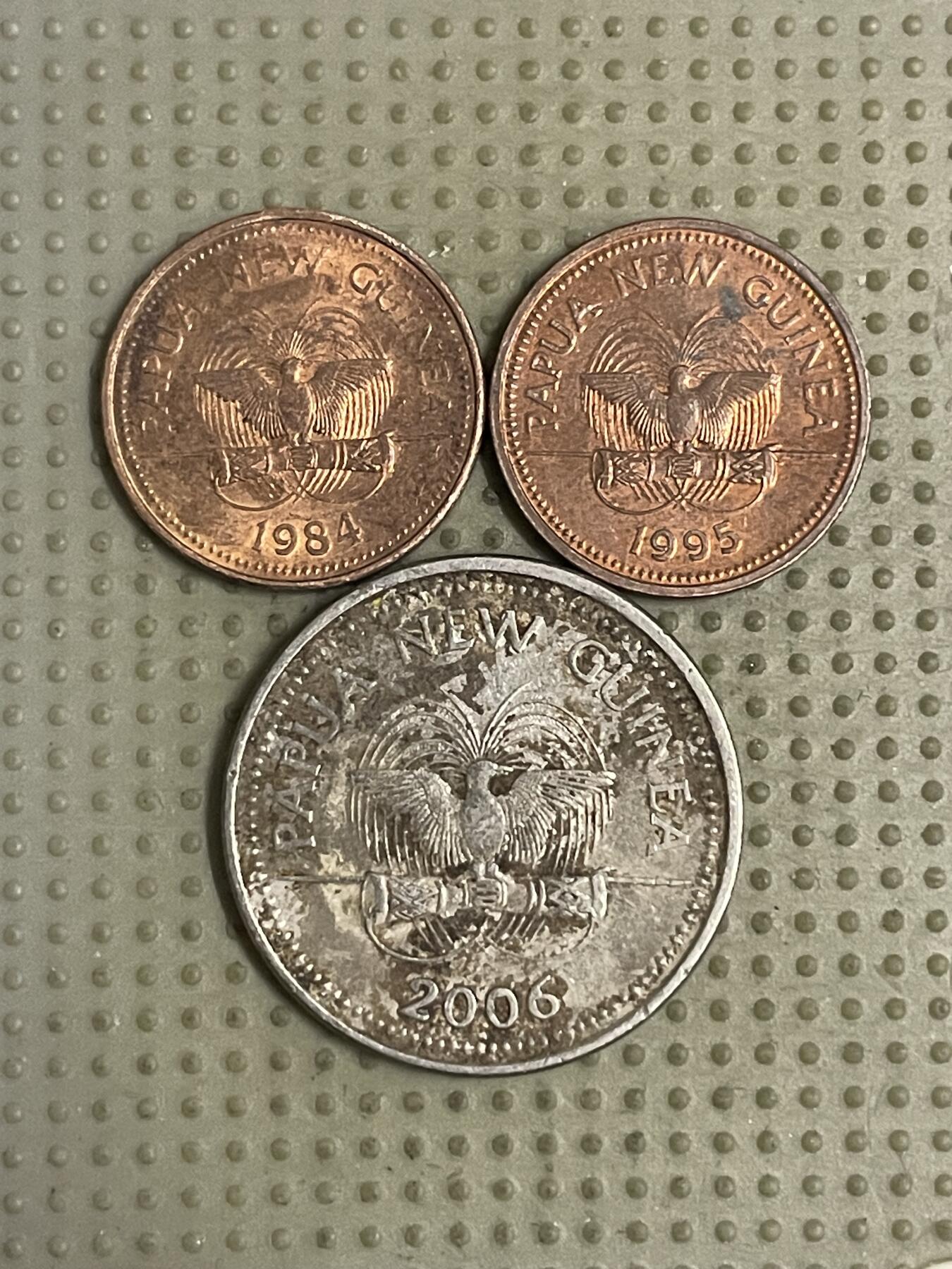 2026年第42场各国散币拍卖（总第192场） 巴布亚新几内亚3枚