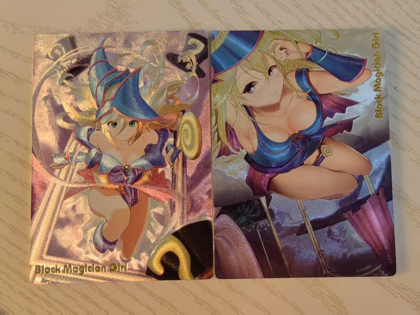 龙虎卡牌-八二场（满200元包邮，无佣金，每周六结拍，欢迎送拍） 粗闪2张 奇点 女黑魔导