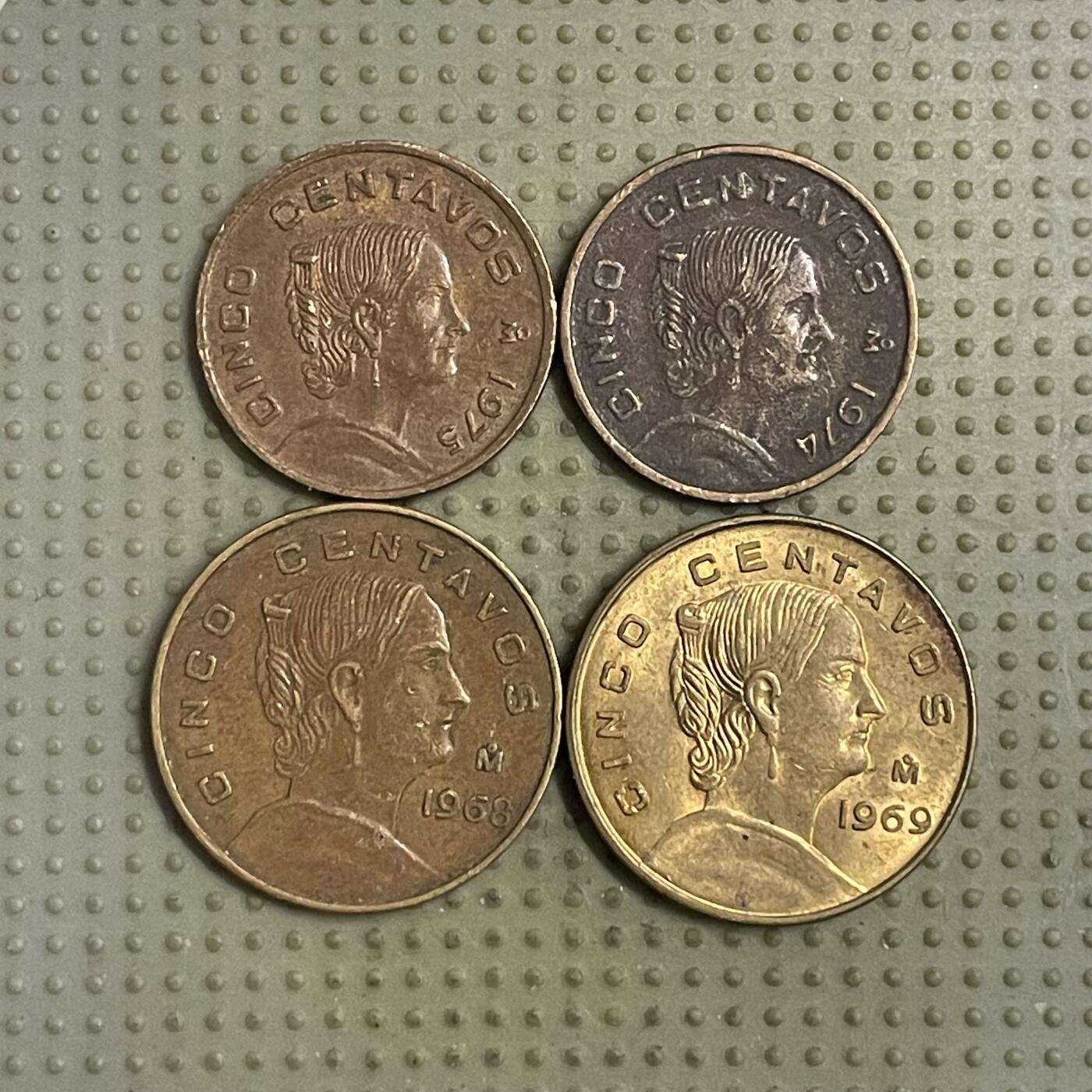 2026年第42场各国散币拍卖（总第192场） 墨西哥5分4枚