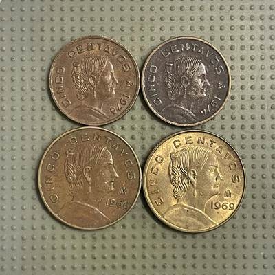 2026年第42场各国散币拍卖（总第192场） - 墨西哥5分4枚