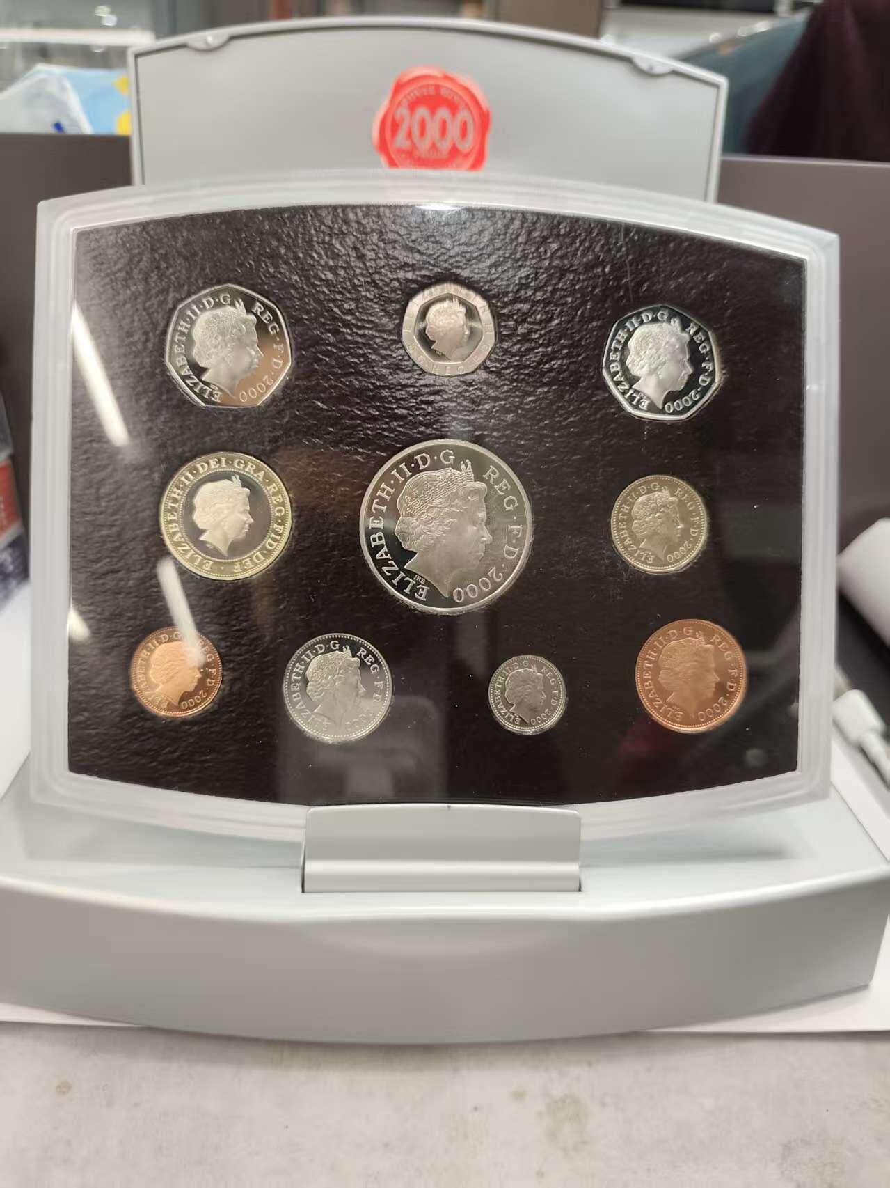 G&W世界散币，银币处理专场（第47场） 英国2000年千禧年10枚套 