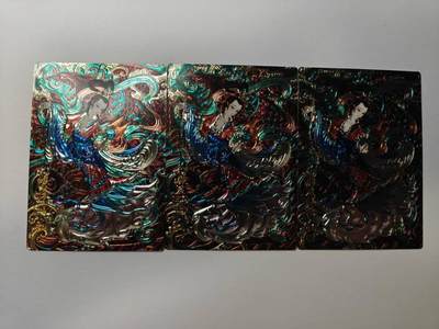 龙虎卡牌-八二场（满200元包邮，无佣金，每周六结拍，欢迎送拍） - 光刻3张  齐卡文化  心染 - 甄宓 三宫