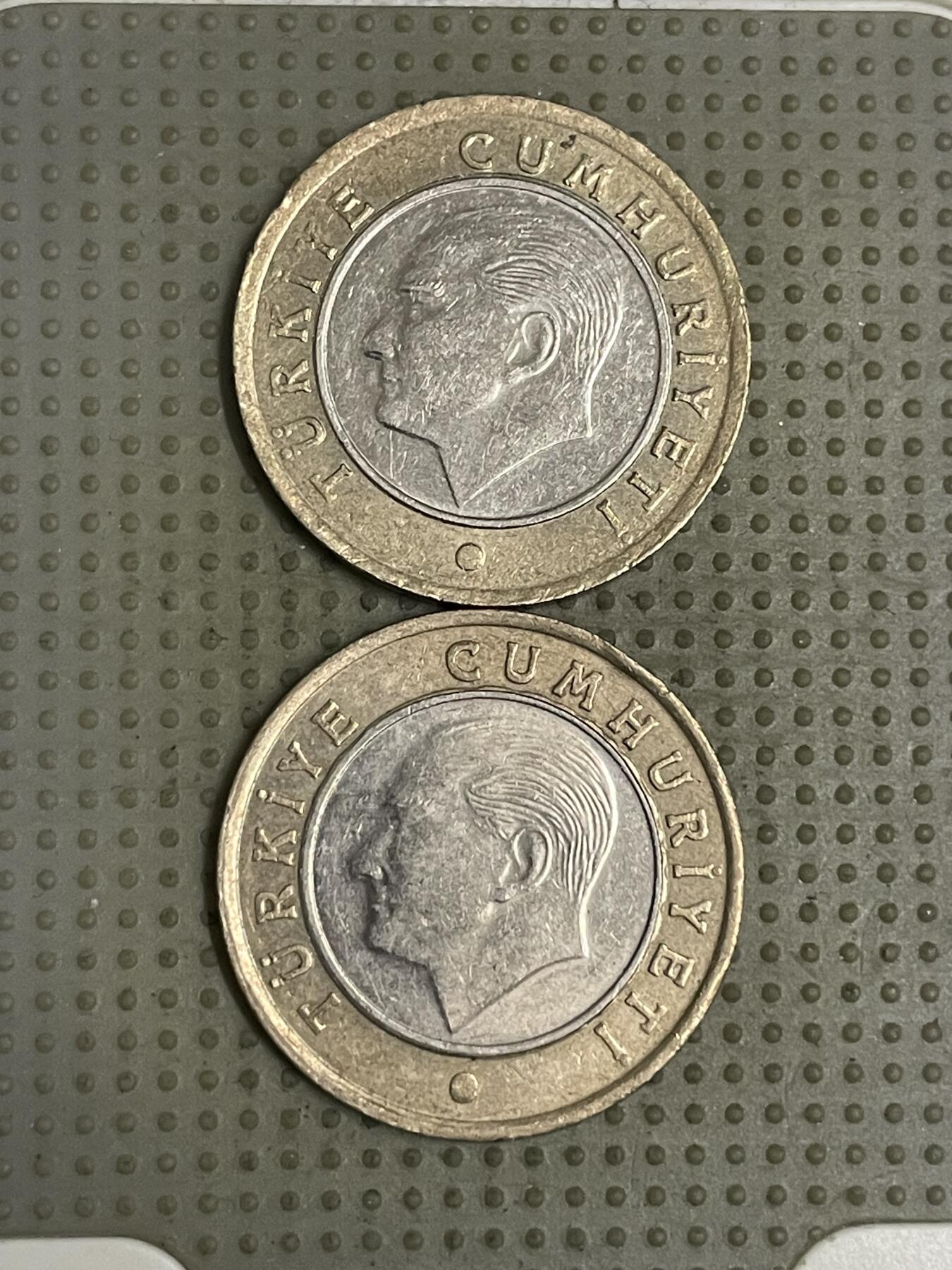 2026年第43场各国散币拍卖（总第193场） 土耳其1里拉2枚