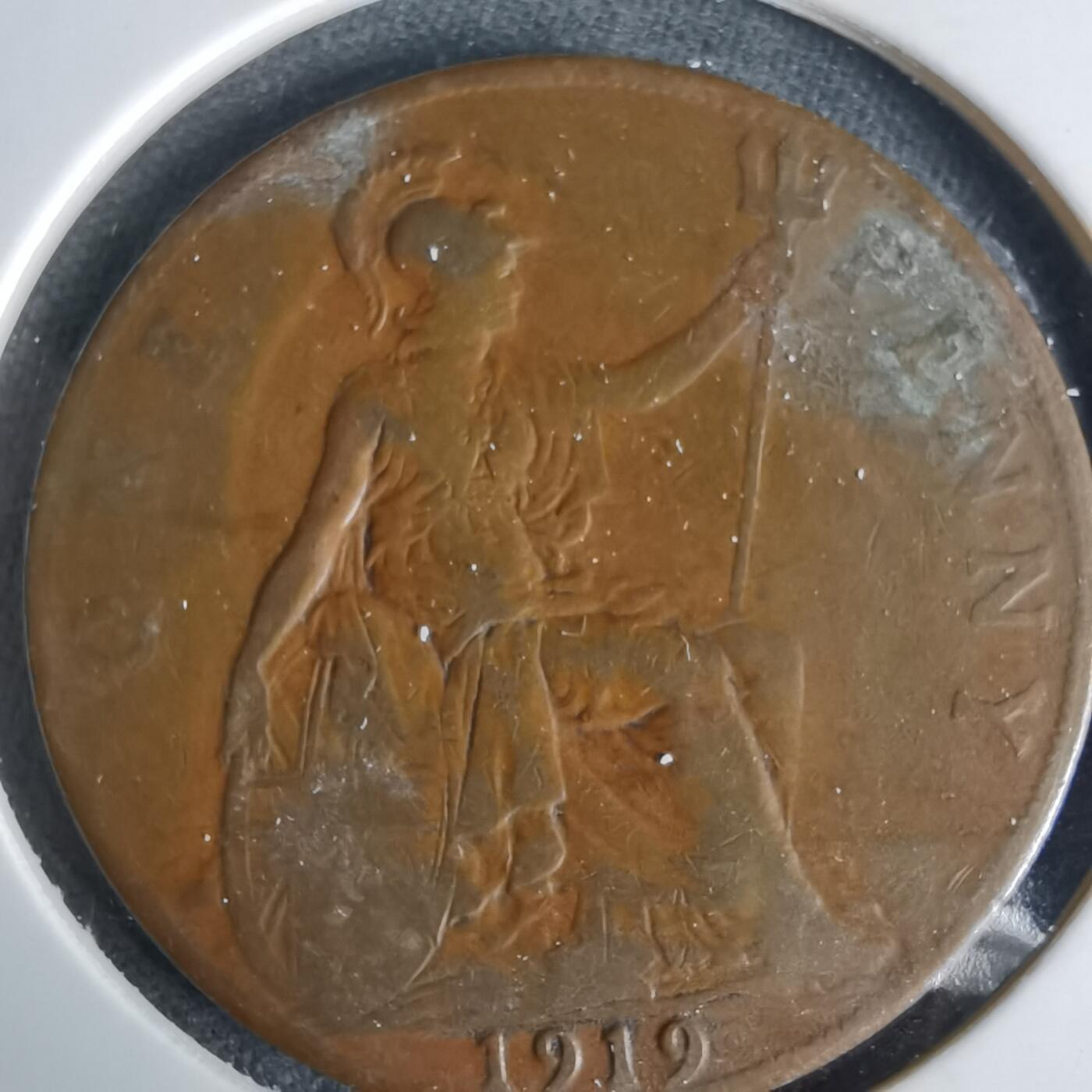 沼泽如烟--第1049场 英国1919年1便士