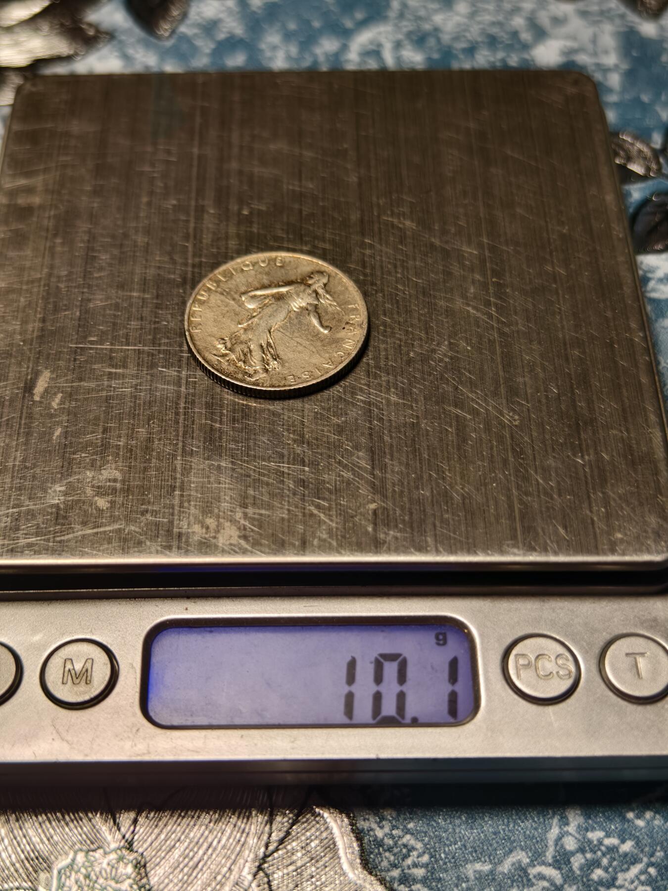 抚柳草堂-第二十四期章牌钱币  奖章勋章 满百包邮 放漏专场 1917法国2法郎播种女神银币 重10.1g 法兰西第三共和国时期经典流通银币 雕刻家名家Oscar Roty设计 彩光漂亮细节到位