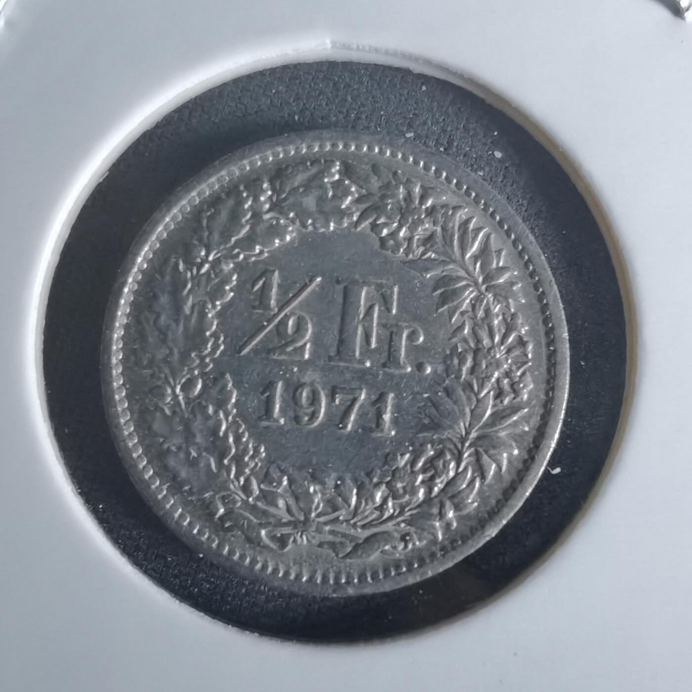 沼泽如烟--第1048场 瑞士1971年半法郎