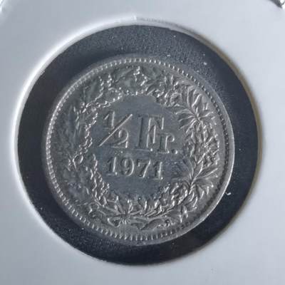 沼泽如烟--第1048场 - 瑞士1971年半法郎