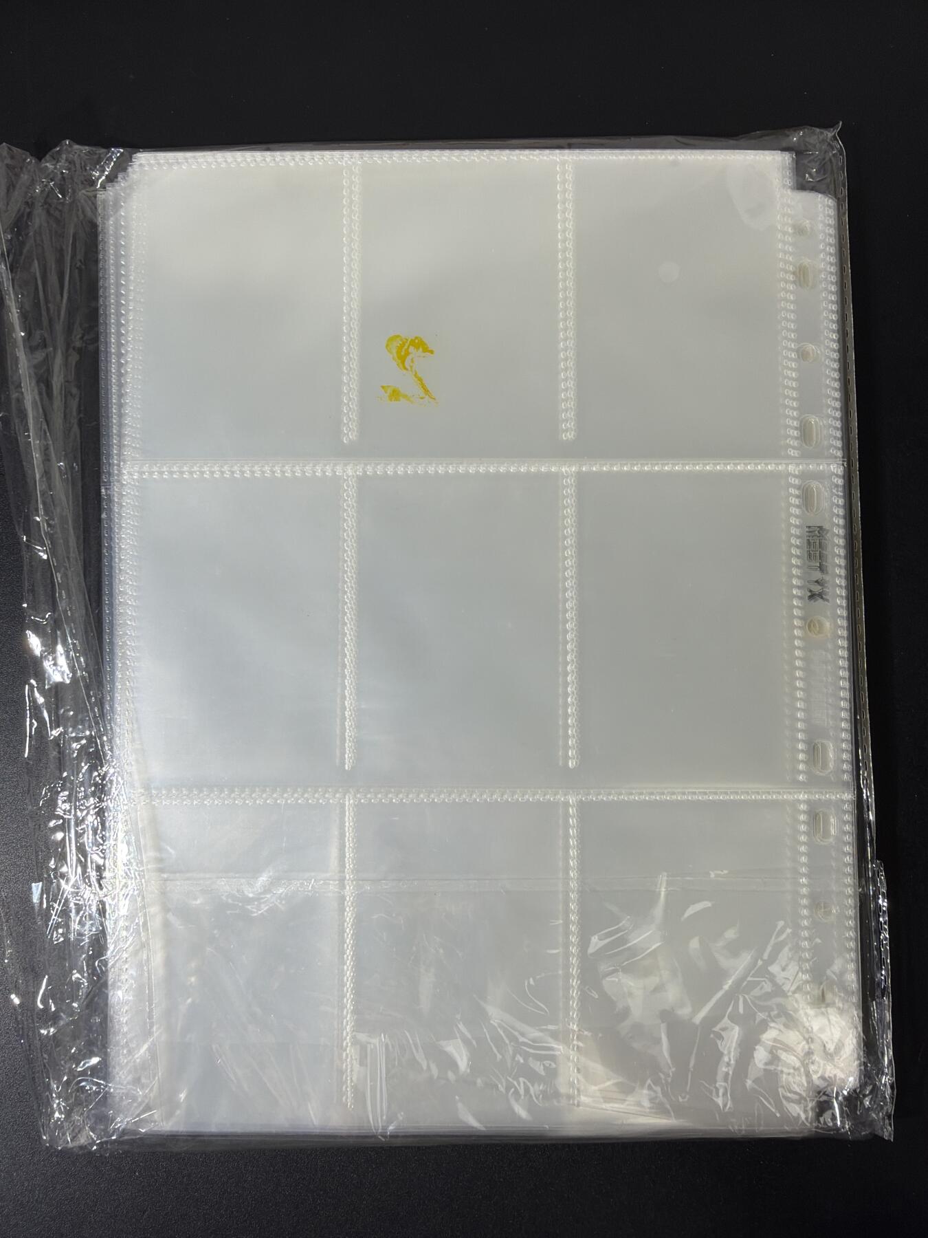 NO.30 好又多金牌大场，每周一站式配齐，方便凑单！（周6晚9点截拍，卖家送拍0抽成！） 【卡具】萌猫 九宫透明卡页（原良心家）43张全新 适配59×86卡牌