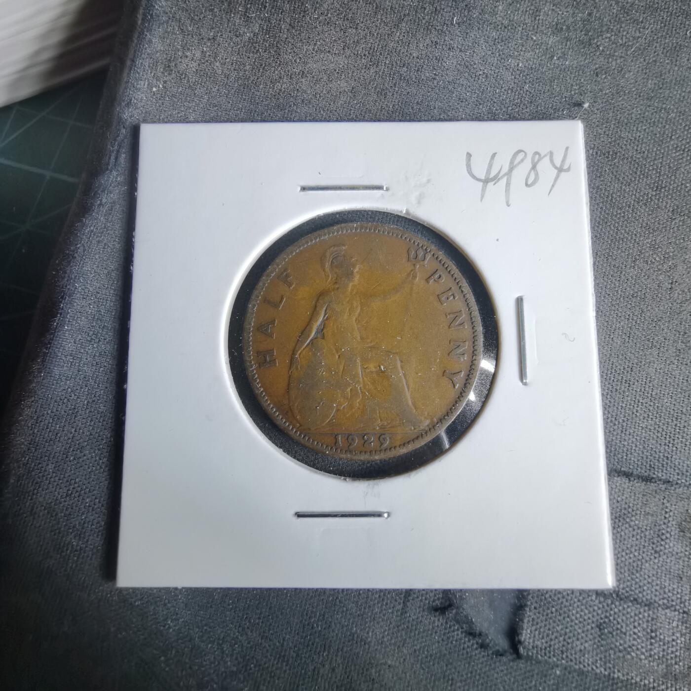 沼泽如烟--第1049场 英国1929年半便士