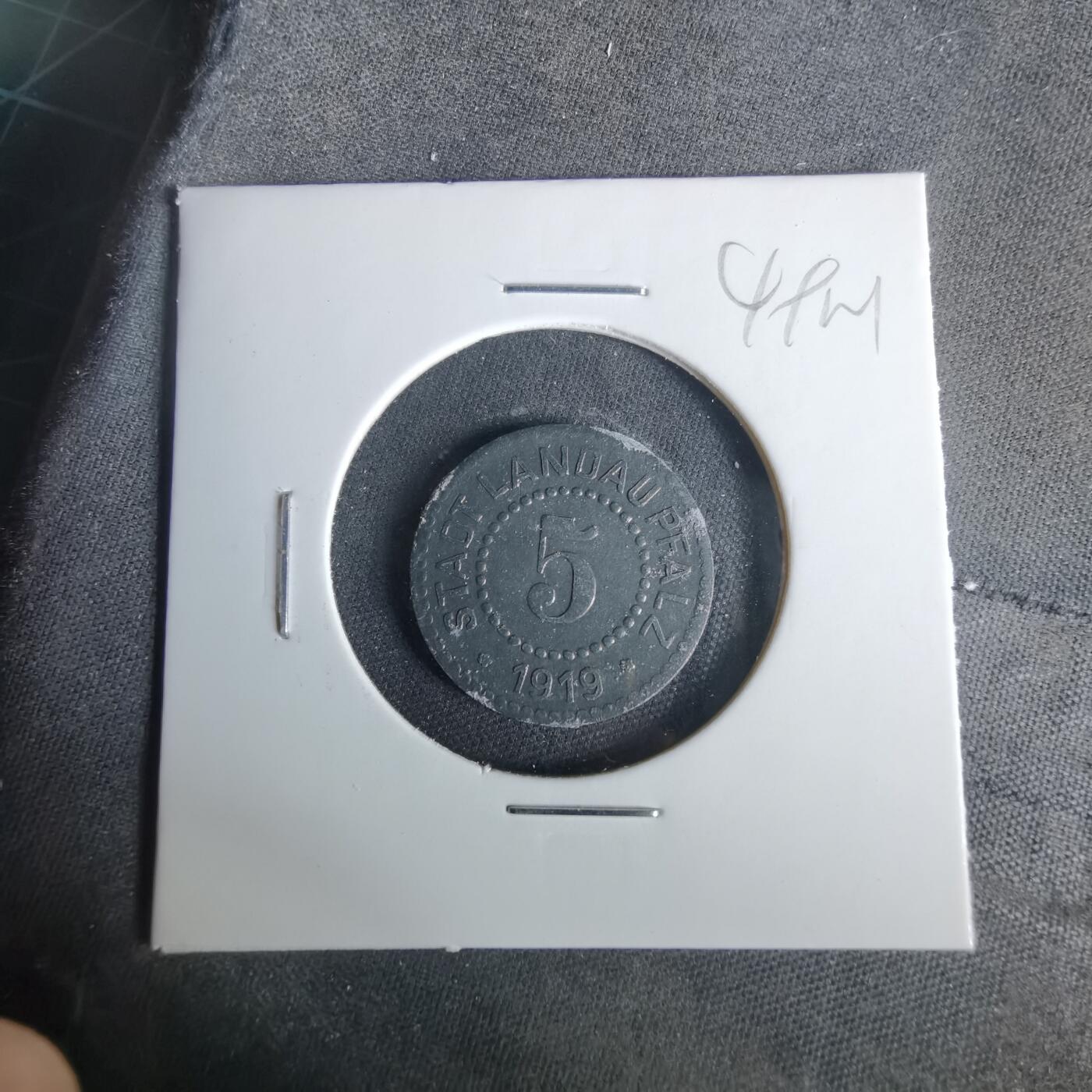 沼泽如烟--第1049场 1919年5芬尼代币