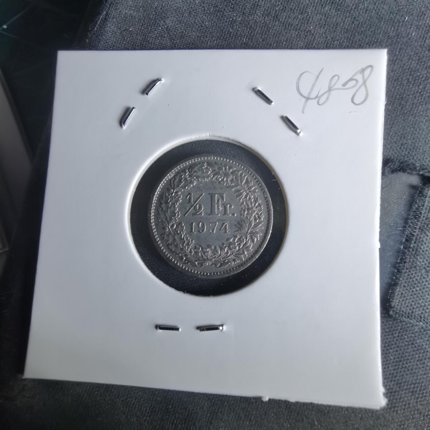 沼泽如烟--第1048场 瑞士1974年半法郎