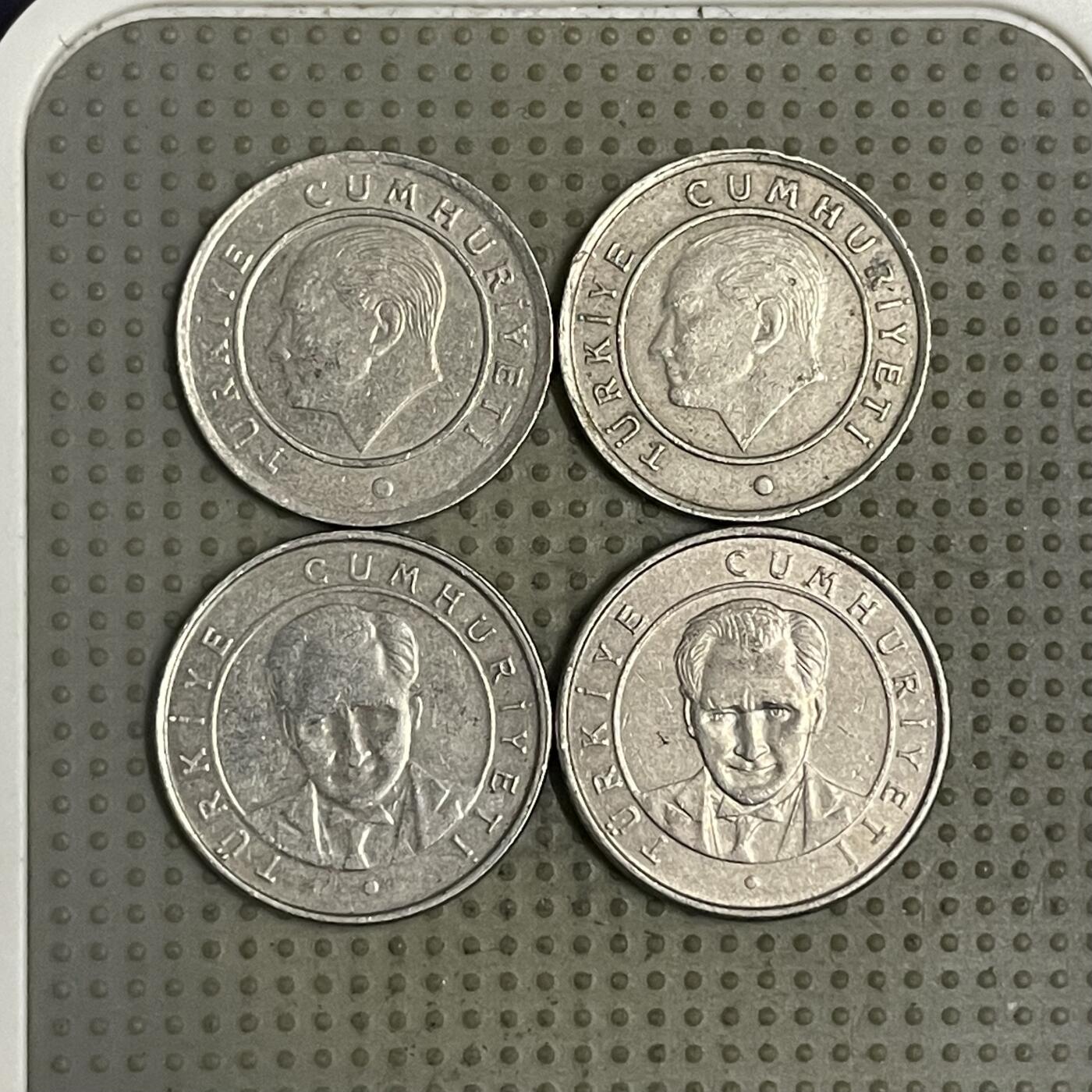 2026年第43场各国散币拍卖（总第193场） 土耳其25库鲁斯4枚