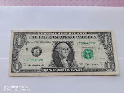 纸币 - 美国壹圆