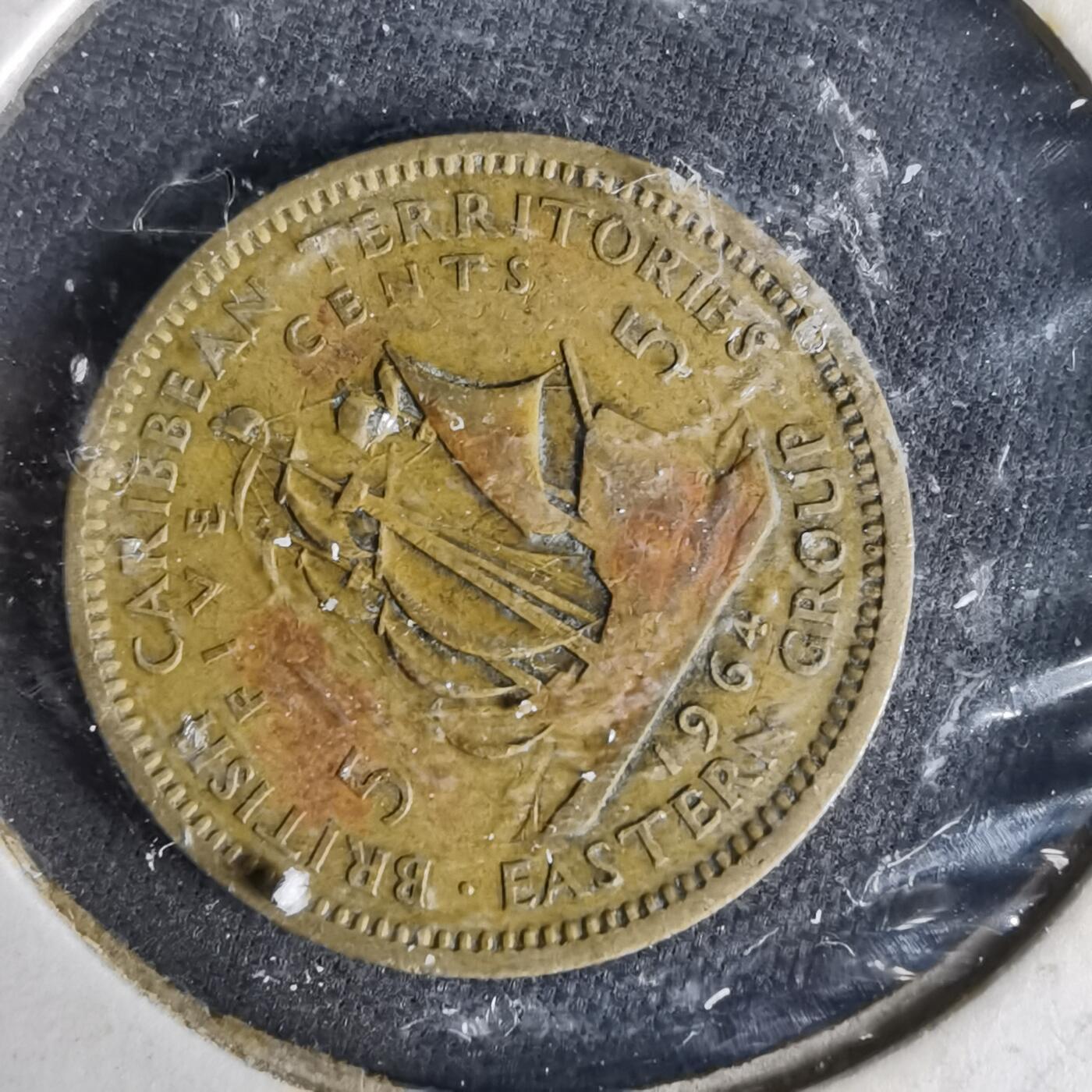 沼泽如烟--第1049场 东加勒比1964年五分