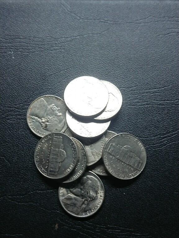 松南世界钱币——260409 美国5美分镍币10枚4