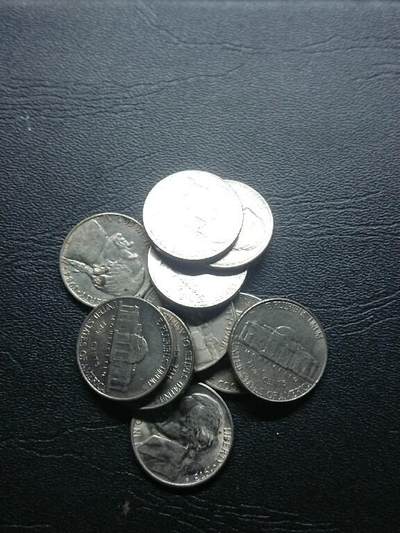 松南世界钱币——260409 - 美国5美分镍币10枚4