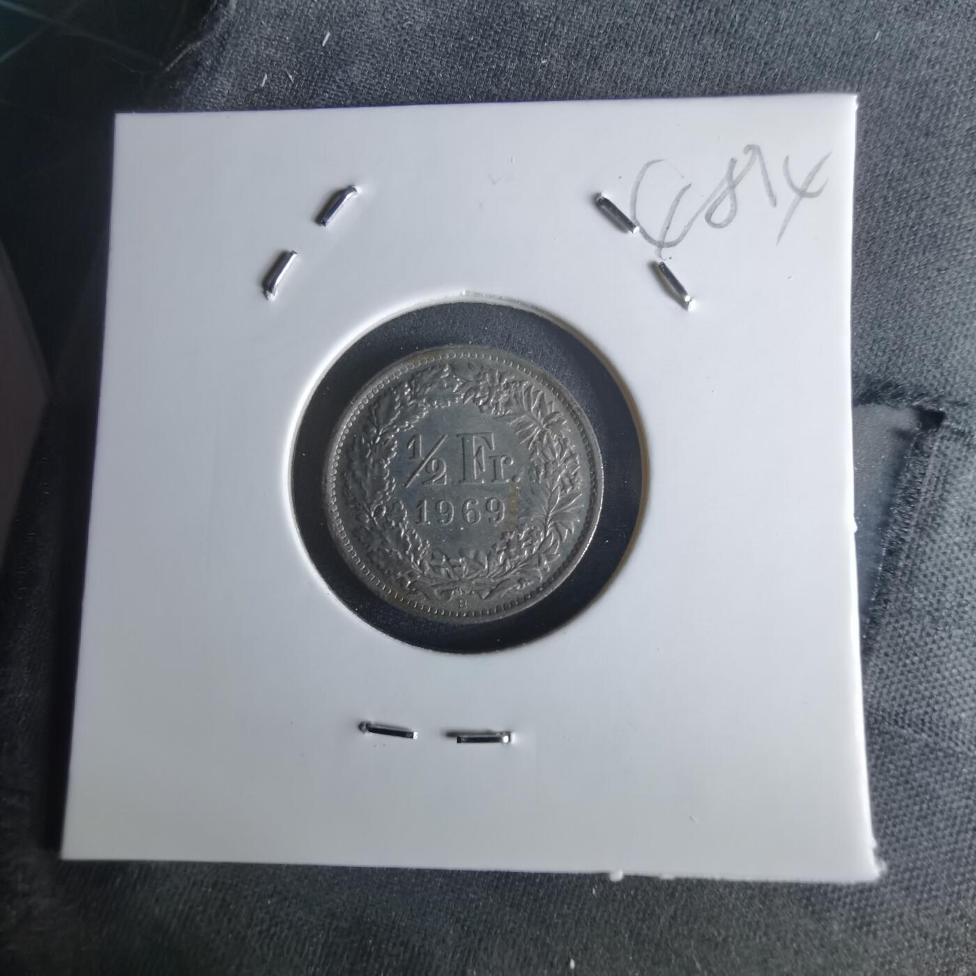 沼泽如烟--第1048场 瑞士1969年半法郎