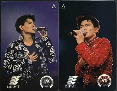 公藏第63期裸卡拍卖 新加坡GPT新卡（刘德华演唱会-真我的风釆）2全品好。1993年在新加坡巡回演唱会。