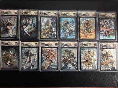 阳大大卡牌拍卖第109期（持续收拍品，周五晚上九点截拍，进群福利早知道） - 【大全套】焱卡文化 燎原西游 巴丁12张大全套 幻彩折光工艺 凑齐不易