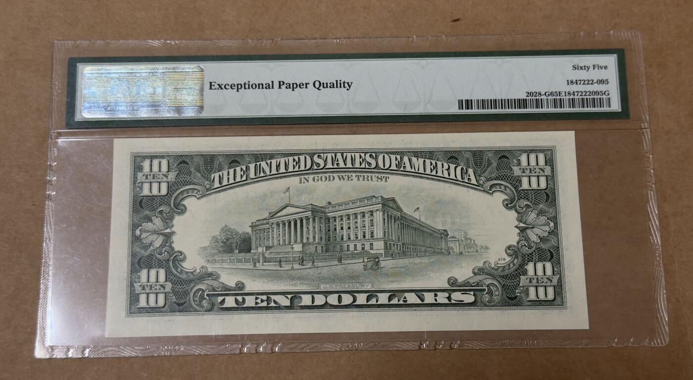 【礼羽收藏】🌏世界钱币拍卖第132期 88年小头版10美元无4.7PMG65分