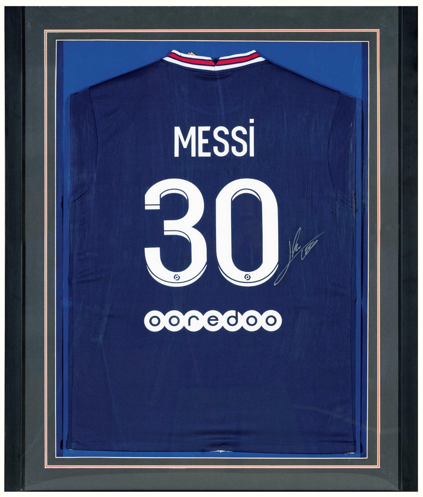 中贸圣佳2026四季・迎春拍卖会 六盈堂藏泉 钱币 证章 卡牌专场 梅西亲笔签名球衣 720*840mm