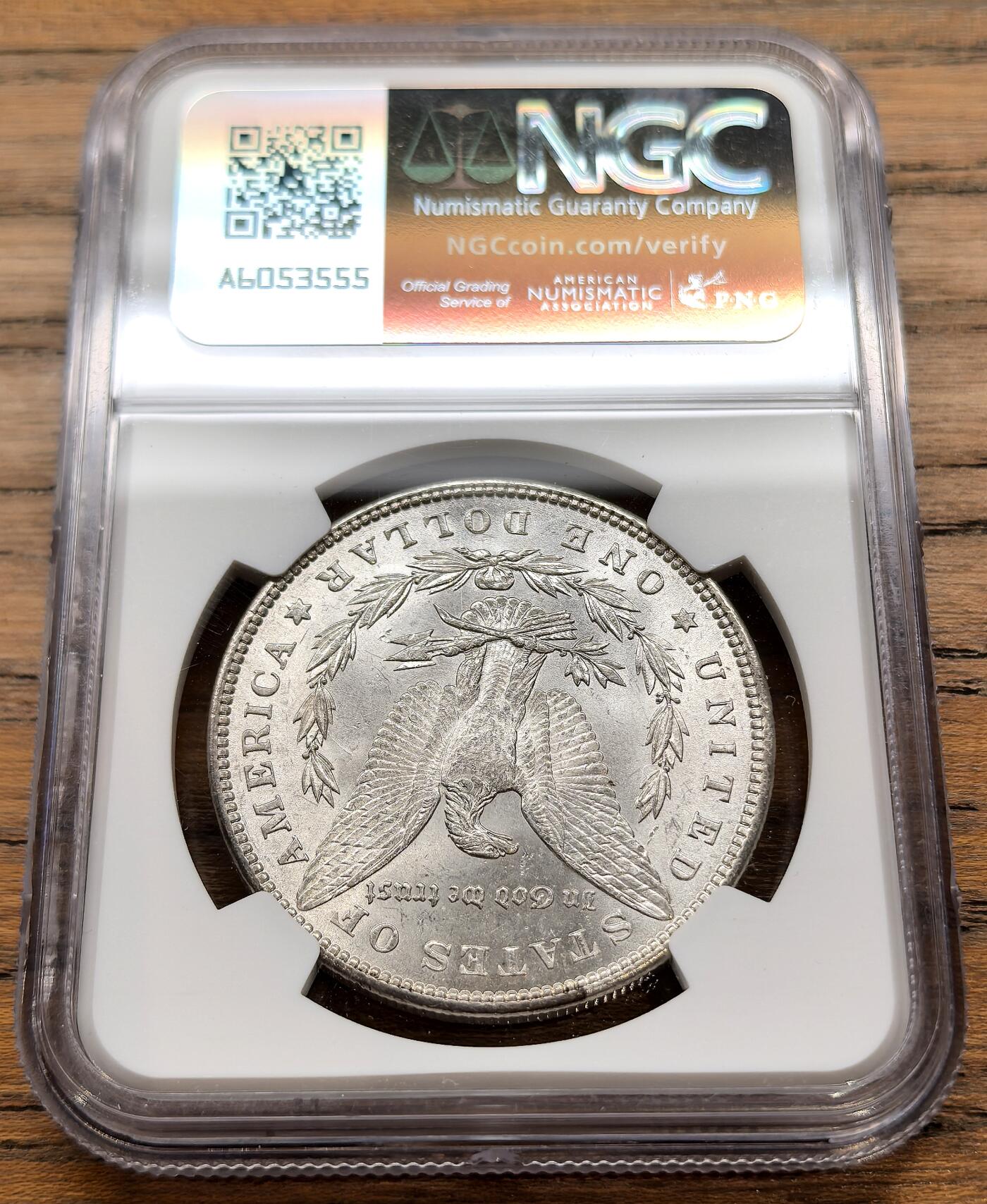 凡希社世界钱币微拍第三百二十二期 1889美国摩根壹元大银NGC-MS63