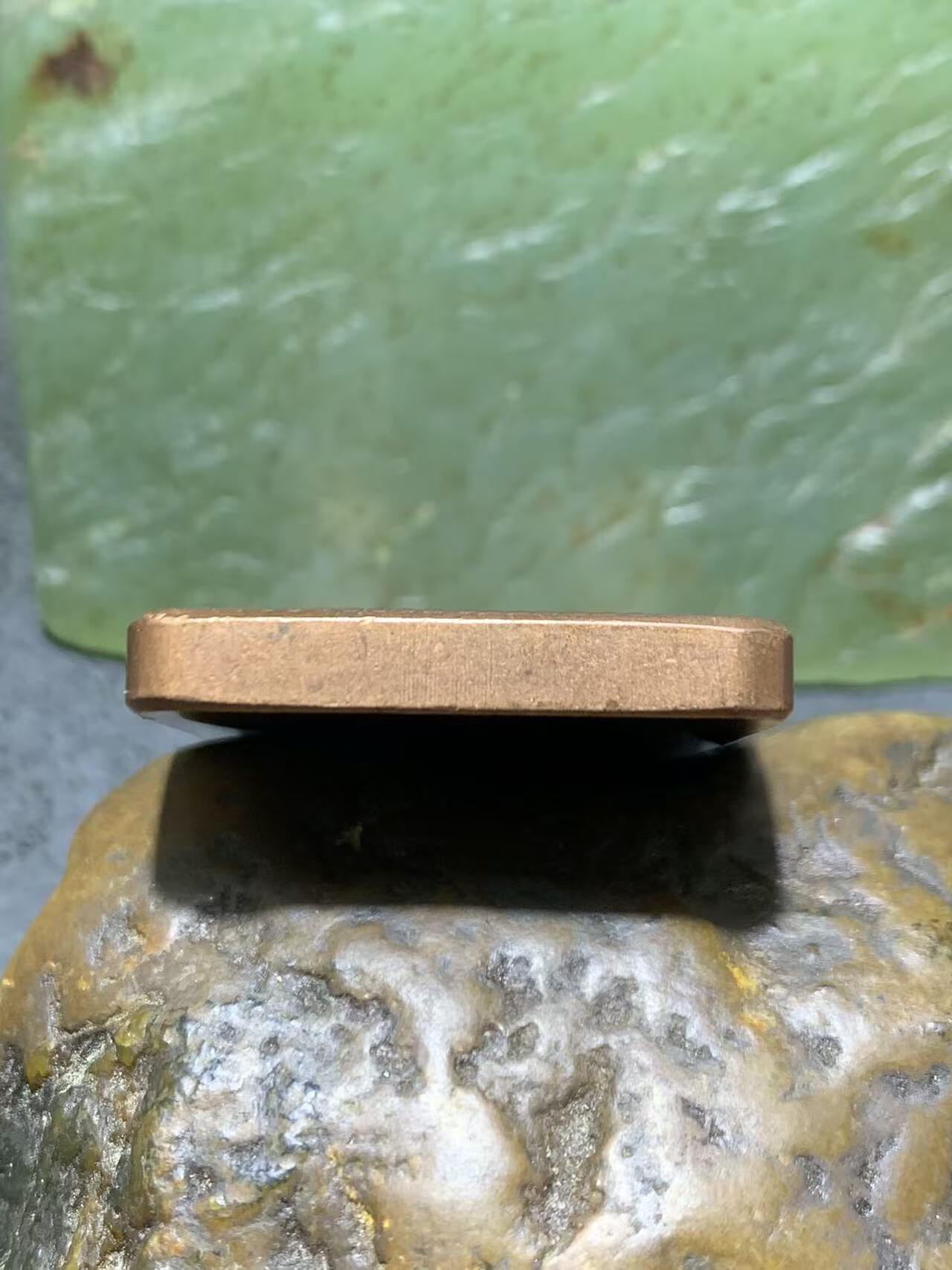 精美紫铜耶稣牌子一个