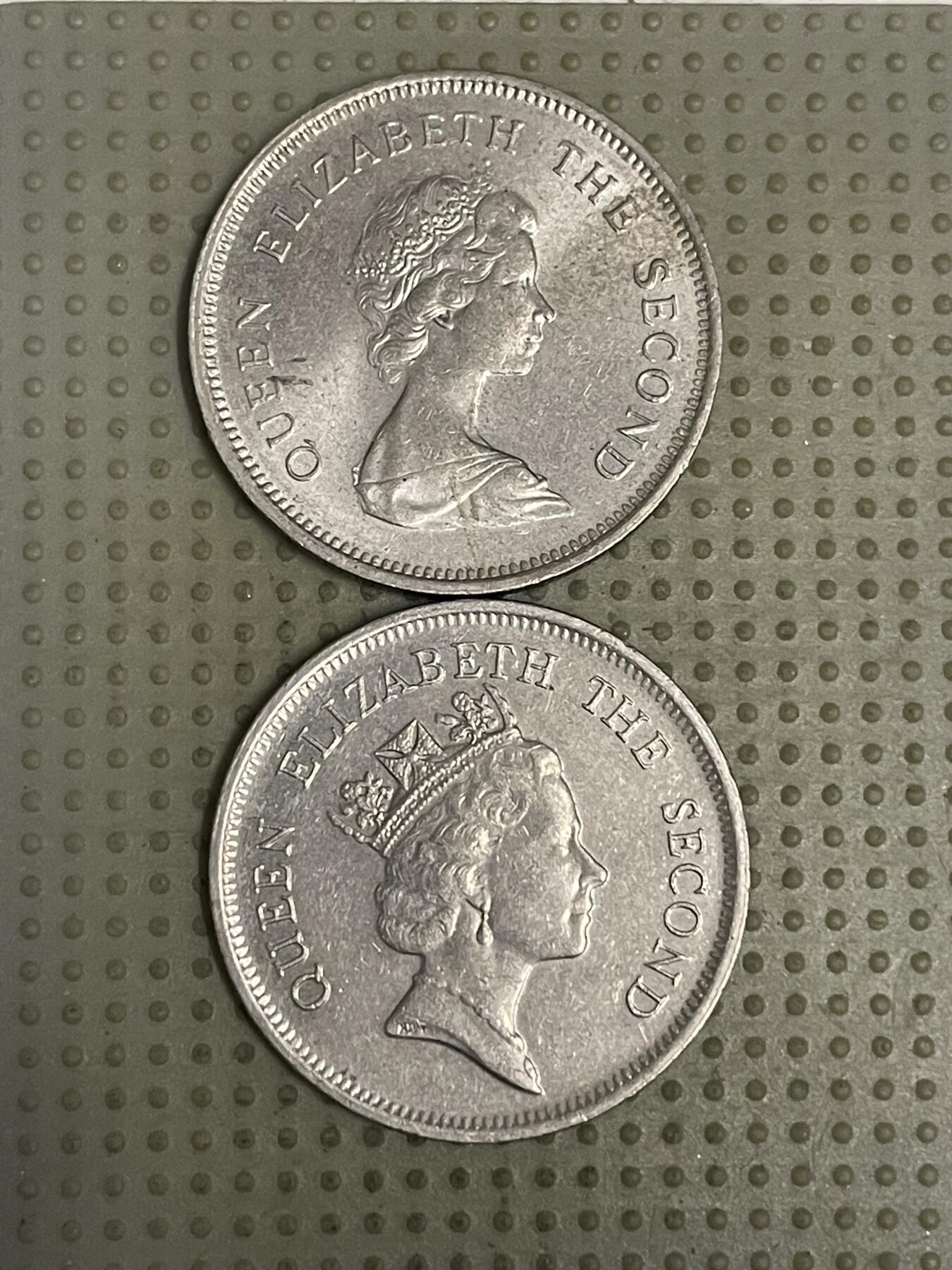 2026年第43场各国散币拍卖（总第193场） 香港壹圆2枚