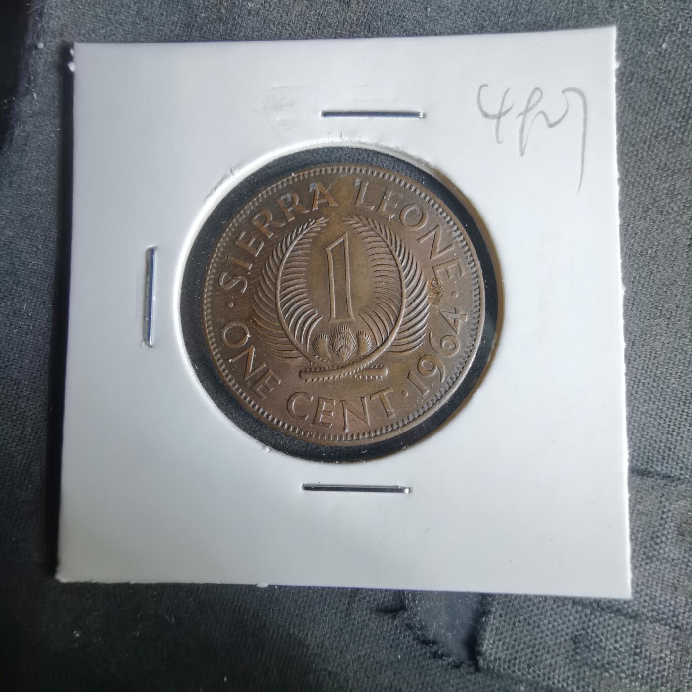 沼泽如烟--第1049场 塞拉利昂1964年一分