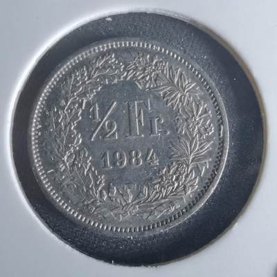 沼泽如烟--第1048场 - 瑞士1984年半法郎